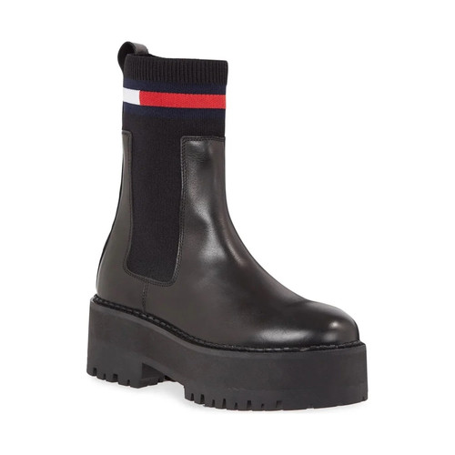 Tommy jeans booties flatform - tommy,