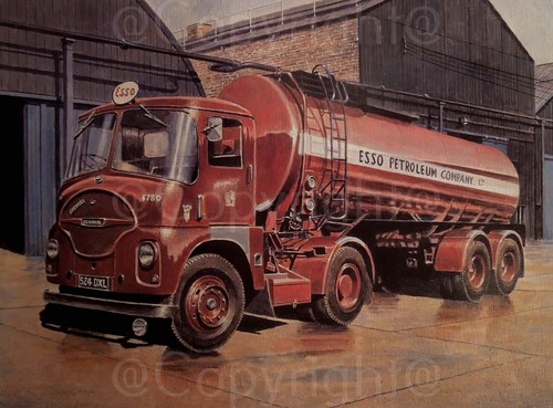 Esso petrol tanker - tanker,