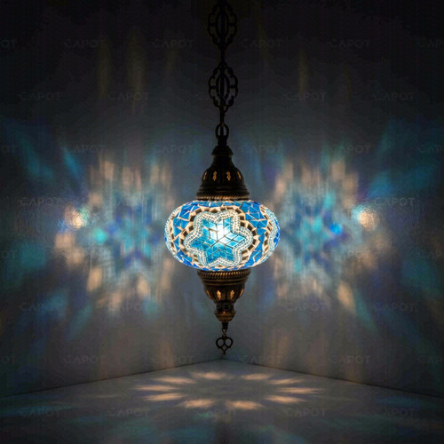 Blue turkish mosaic - blue,