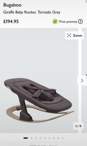 Bugaboo giraffe baby rocker - bugaboo,