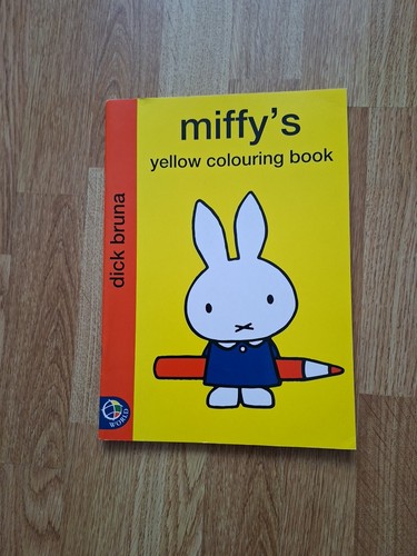 Miffy yellow colouring book - miffy's,