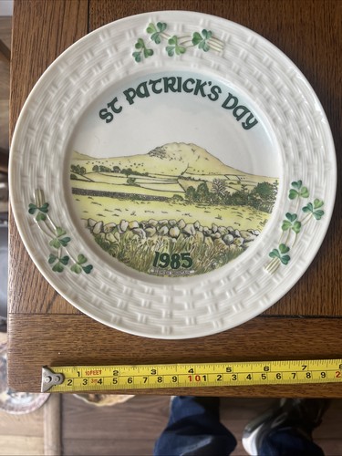 Vintage belleek plate rare - vintage,