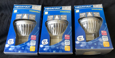 3 x Megaman LED Light Bulb MR16 Reflector Dimmable - 8W GU5.3 1600cd AC/DC/12V