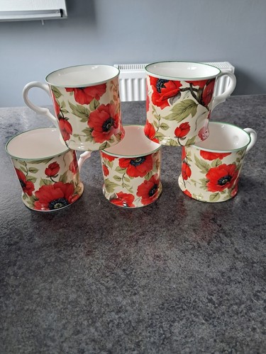 Poppy design milton china cups - design,
