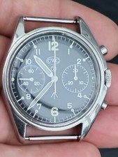 Vintage CWC Chronograph Watch (Valjoux 7733) - MILITARY/RAF Issued - LOVELY 