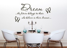 Dream The Future Nursery Children's Bedroom Decal Wall Art  Sticker Picture