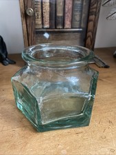 Vintage French Hexagonal Glass