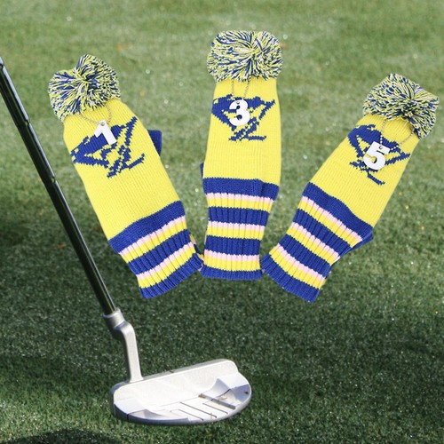 3pcs novelty knitted golf club - 3pcs,