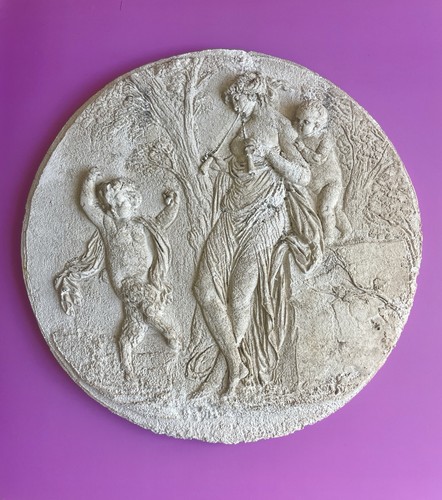 Bas relief plaster cast - bas,