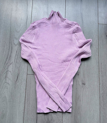 Zara purple ribbed - purple, knit
