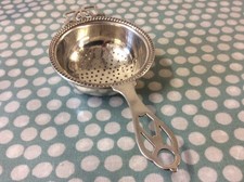 1935 Adie Brothers Sterling  Silver Tea Strainer -Birmingham 35 g