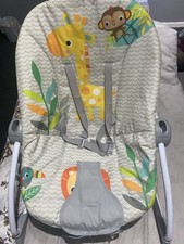 Baby Bouncer Rocker Swing Vibration Chair Soft Soothing Music Infant To Toddler