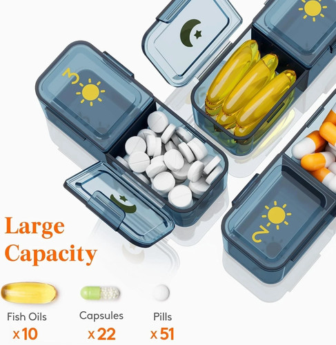 Weekly pill organizer times - weekly,