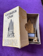 Britains 1950's Vintage 86D Coronation Chair With Stone Of Scone Original Box VG