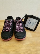 Heelys Black & Pink Trainer Roller Skate Kids Shoes Style 7144 UK 13 EUR 32.5