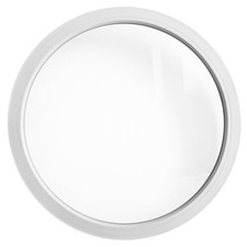 Round Fixed Window White uPVC