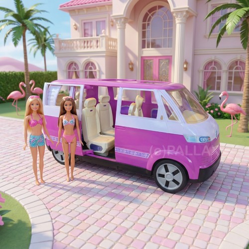 Barbie 54251 microbus van - microbus,