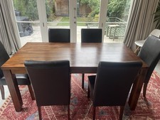 Dining Table and Six (6) Chair Set Dining Room Furniture