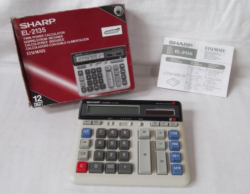 Vintage sharp calculator elsi - calculator,