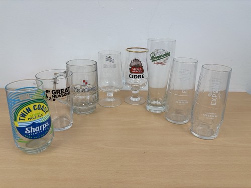 Mixed pint glasses - pint, bar