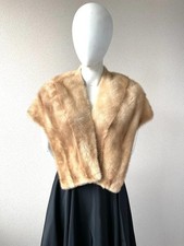  Mink Fur Stole Scarf Fully