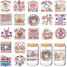 Halloween UV DTF Cup Wraps for