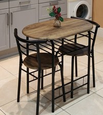 Tromso Breakfast Table Set 3pc Breakfast Bar Set Very Good Condition Used Once