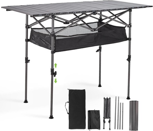 Folding camping table - camping,