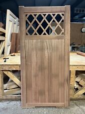 Wooden Garden Gate For Home Trellis Design Hardwood Sapele Diagonal Lattice Gate