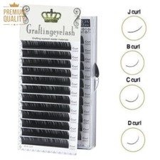 Individual Eyelash Extension WonderLash Classic Mink Lashes Tray C,B,D,J Curl UK