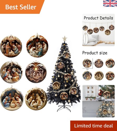 Realistic nativity tree - realistic,