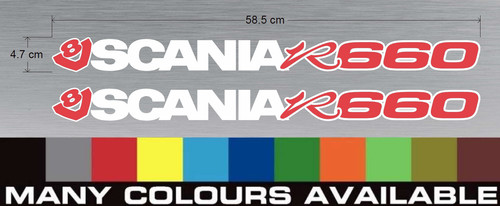 Scania r660 window - scania, decals