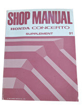 Honda Concerto Supplement 1991