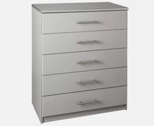 Normandy 5 Drawer Chest Grey