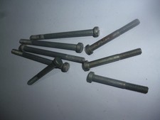  8 Jawa CZ125  CZ175  CZ250 Side Engine Cover  Casing SCREWS SLOT HEAD ORIGINAL