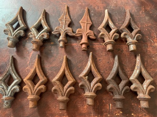 Vintage cast iron rail - 12,