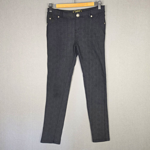 Golddigga grey check - grey, skinny