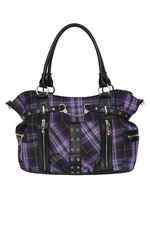 Women's Purple Tartan Gothic