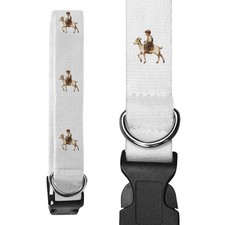'Boy Riding Goat' Dog Collars