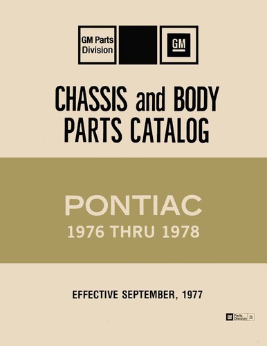 1976 1977 1978 pontiac - 1976, parts