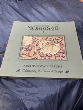 Morris & Co Luxury wallpaper and fabric sample book of archive wallpapers rare 