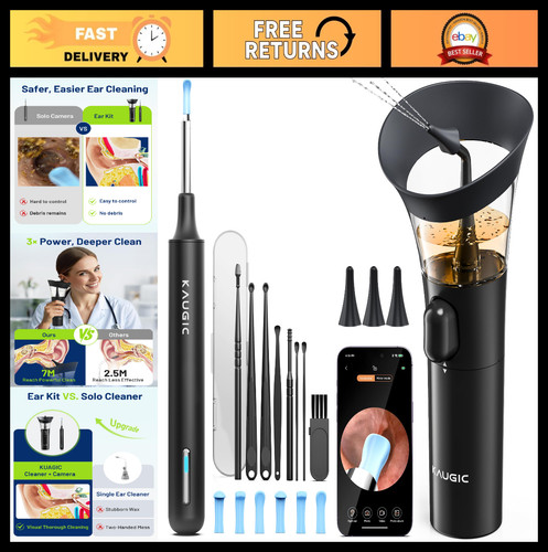 Wireless ear cleaner - cleaner, camera