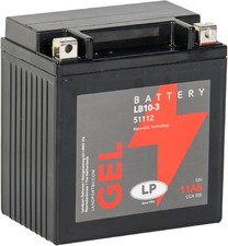Motorbike LB10-3 Gel LP Battery 12V Fits Piaggio Beverly 500 (M34) 2003-2007