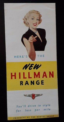 Hillman minx brochure - hillman,