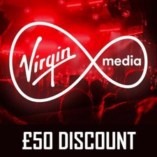 £50 off Virgin Media Broadband Internet TV Package Referral Signup Discount Code