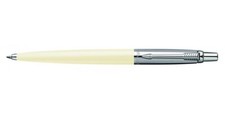 New Whiteness/Ivory Parker Jotter ballpoint pens, Made in France, Unboxed