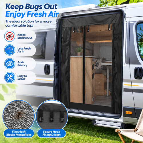 Magnetic insect screen door - insect,