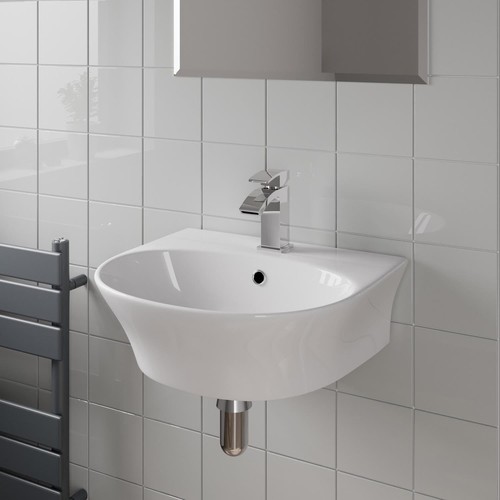 Avox wall hung basin - basin, ceramic