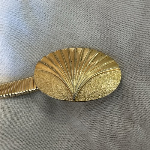 Vintage belt gold tone stretch - gold,