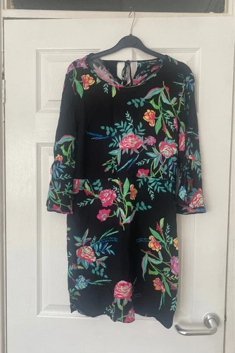 George asda black floral - by,